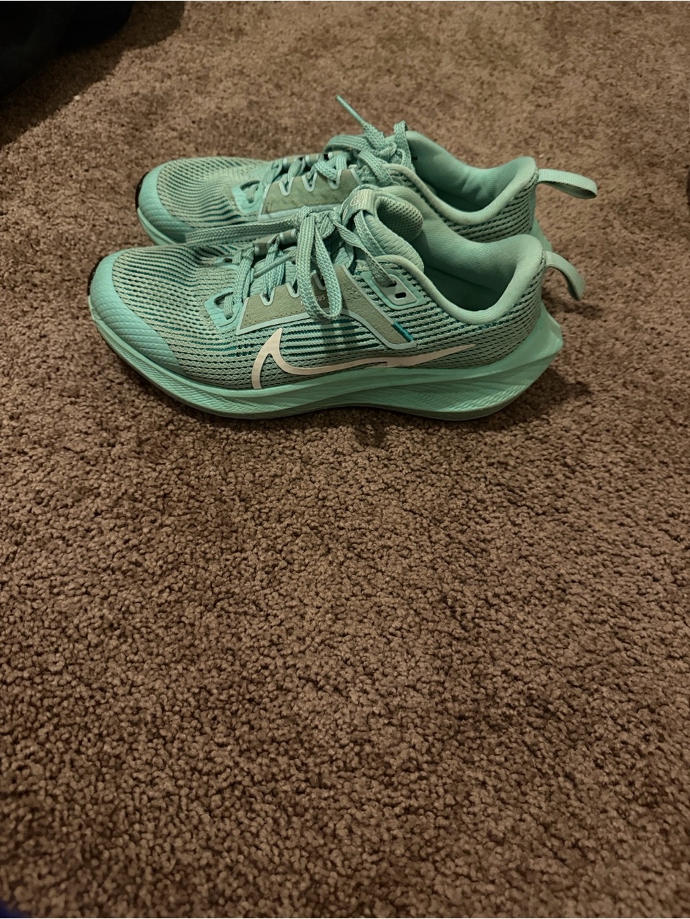 Nike Kids Mint Green Athletic Sneakers size 3